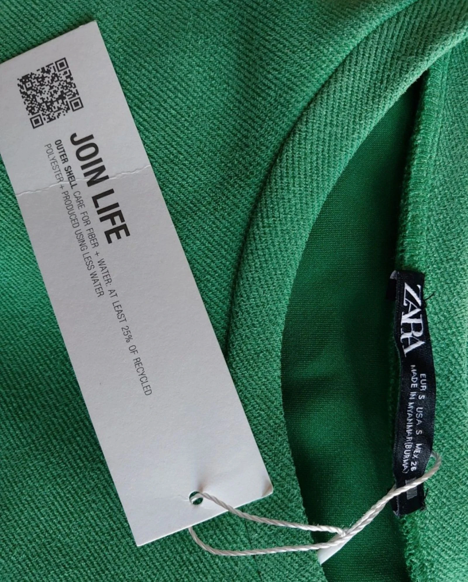 🌸bonito vestido verde de zara talla 36🌸 – photo 6